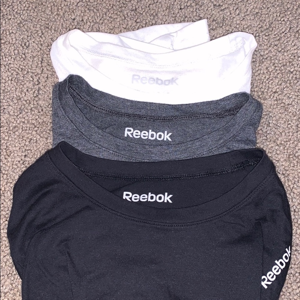 3 Reebok tees